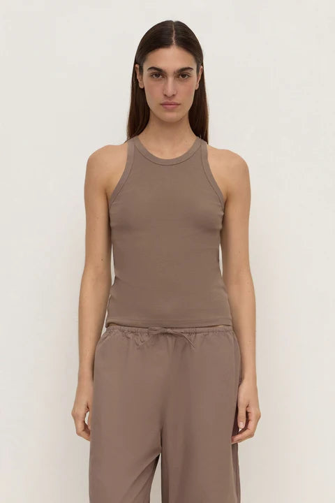 Assembly - Tabitha Rib Tank - Dark Sand