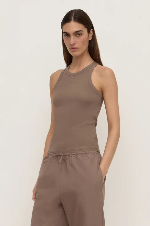 Assembly - Tabitha Rib Tank - Dark Sand