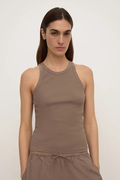 Assembly - Tabitha Rib Tank - Dark Sand