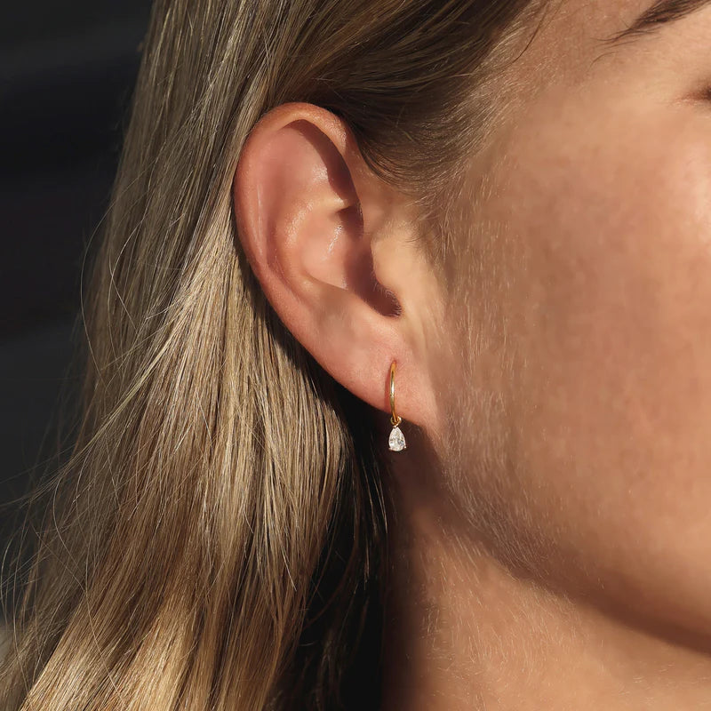 Saint Valentine - Valentine Mini Hoops - Gold