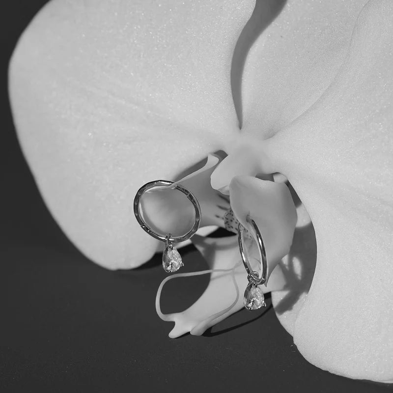 Saint Valentine - Valentine Mini Hoops - Silver