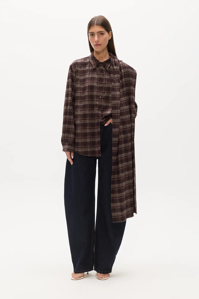 Bayse - VAUGHN CAPE SHIRT - PLAID