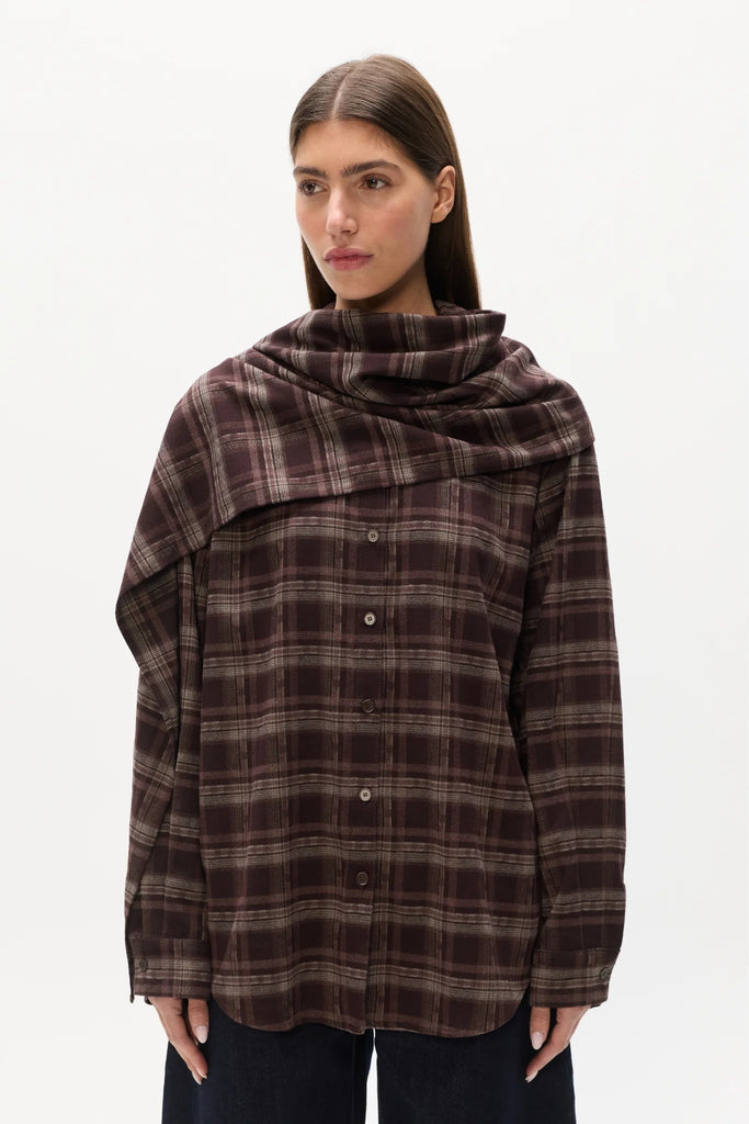 Bayse - VAUGHN CAPE SHIRT - PLAID