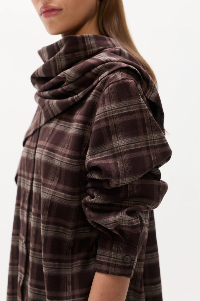 Bayse - VAUGHN CAPE SHIRT - PLAID