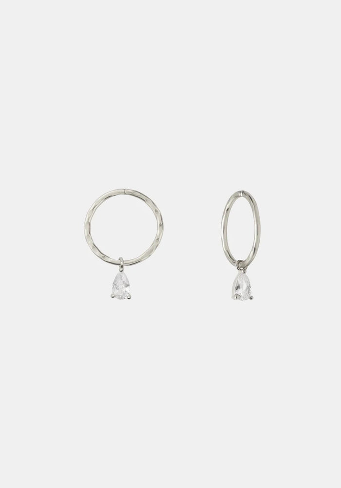 Saint Valentine - Valentine Mini Hoops - Silver