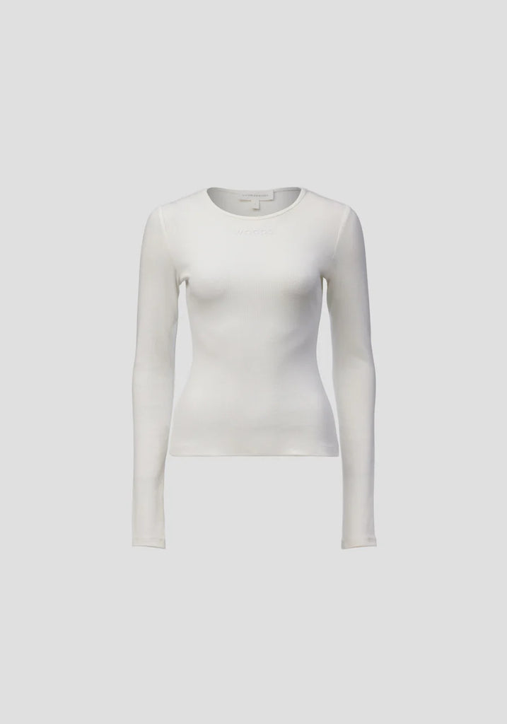 Viktoria & Woods - Woods Rib Longsleeve Tee - Ivory