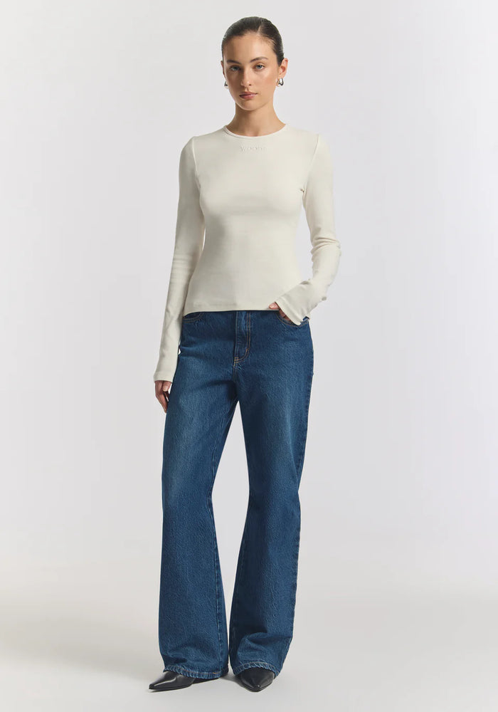 Viktoria & Woods - Woods Rib Longsleeve Tee - Ivory