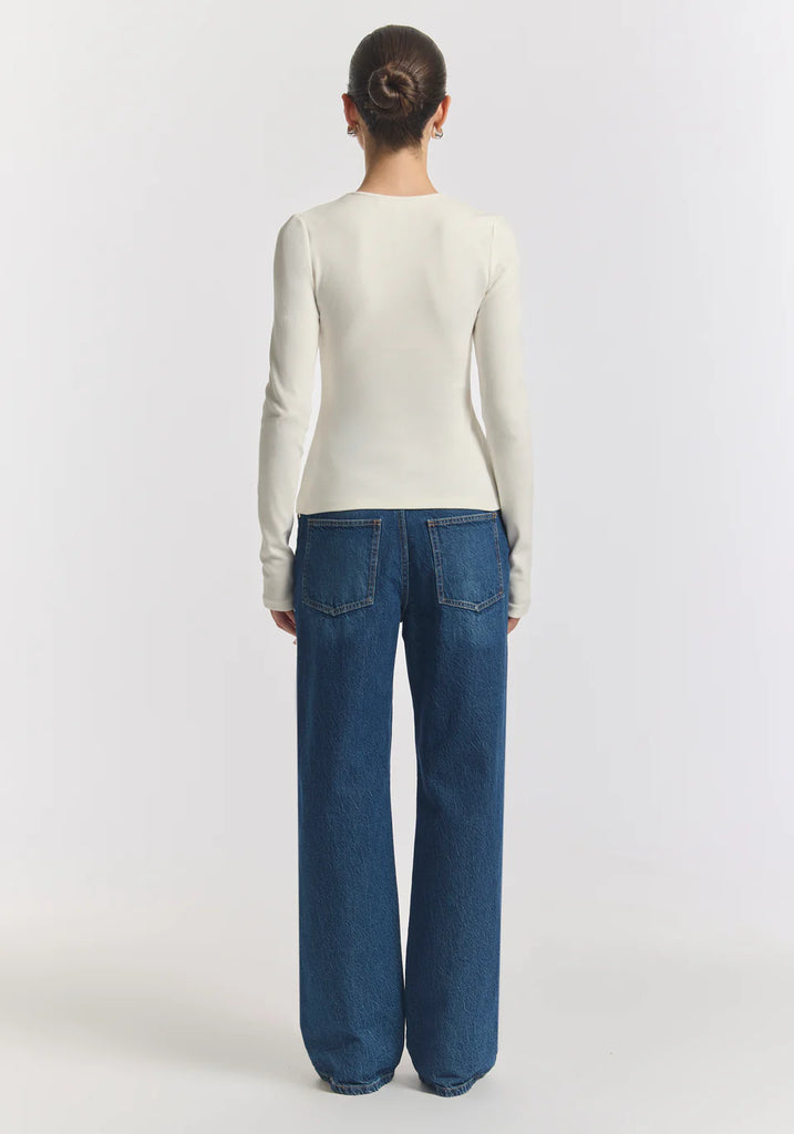 Viktoria & Woods - Woods Rib Longsleeve Tee - Ivory