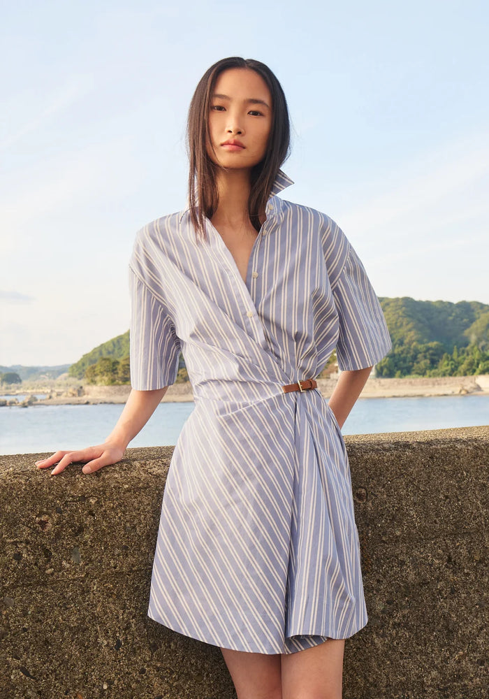 Viktoria & Woods - Peaches Dress - Mist Stripe