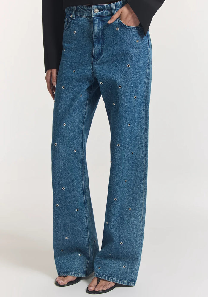 Viktoria & Woods - Sting Eyelet Jean - Coyote Blue