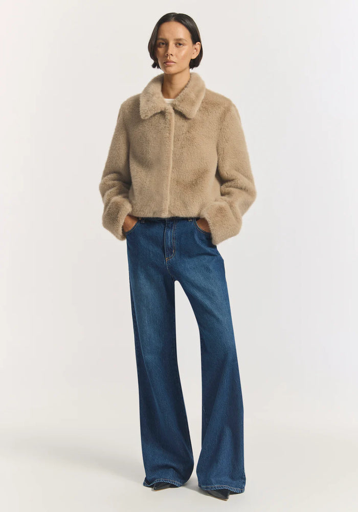 Viktoria & Woods - Elvira Faux Fur Jacket - Oat