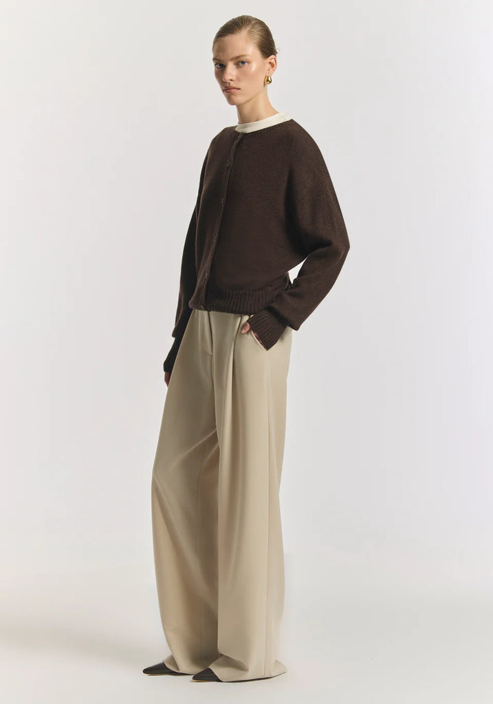 Viktoria & Woods - Hart Merino Cardigan - Chocolate