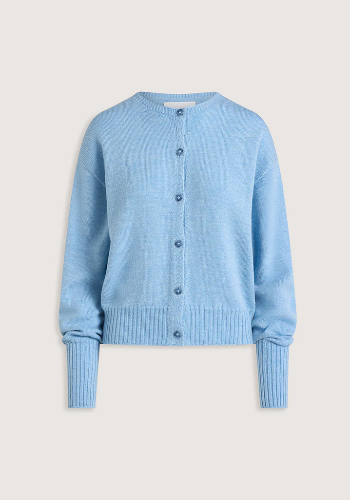 Viktoria & Woods - Hart Merino Cardigan - Portrait Blue