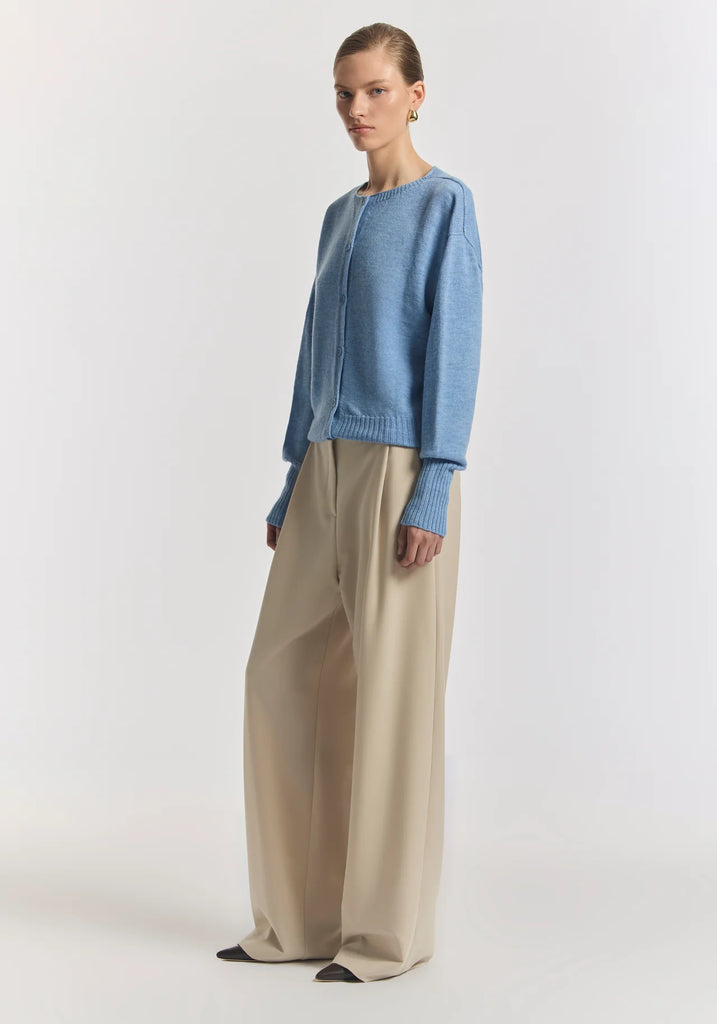 Viktoria & Woods - Hart Merino Cardigan - Portrait Blue