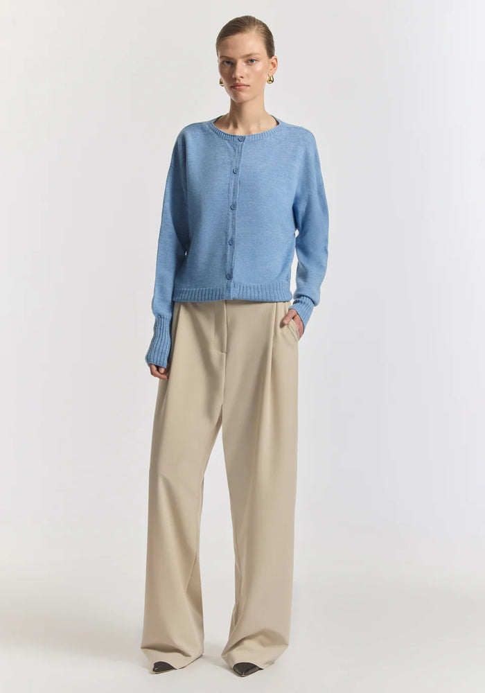 Viktoria & Woods - Hart Merino Cardigan - Portrait Blue