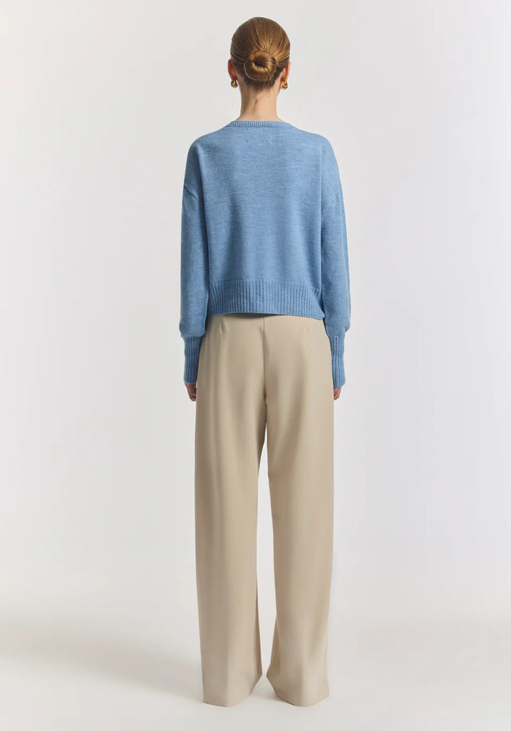 Viktoria & Woods - Hart Merino Cardigan - Portrait Blue