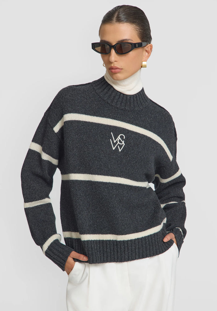 Viktoria & Woods - Invictus Knit - Charcoal/Ivory