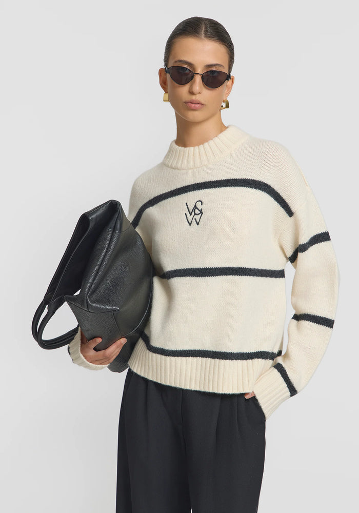 Viktoria & Woods - Invictus Knit - Ivory/Charcoal