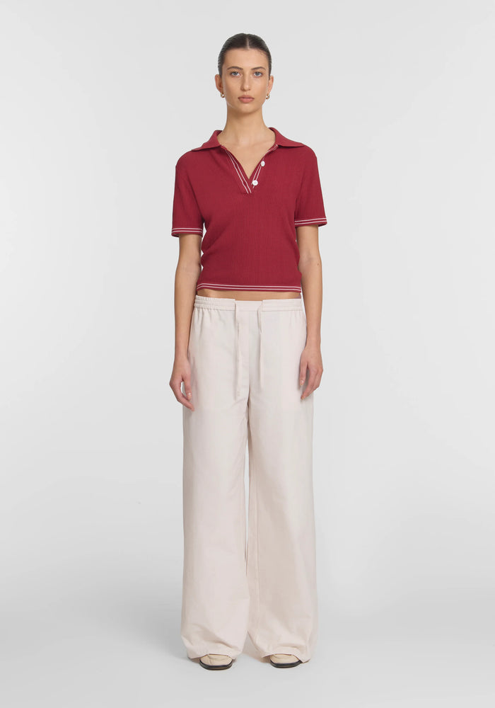 Viktoria & Woods - Masquerade Polo - Deep Red