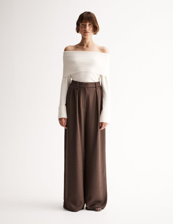 Elka - Alexa Knit Top - Ivory