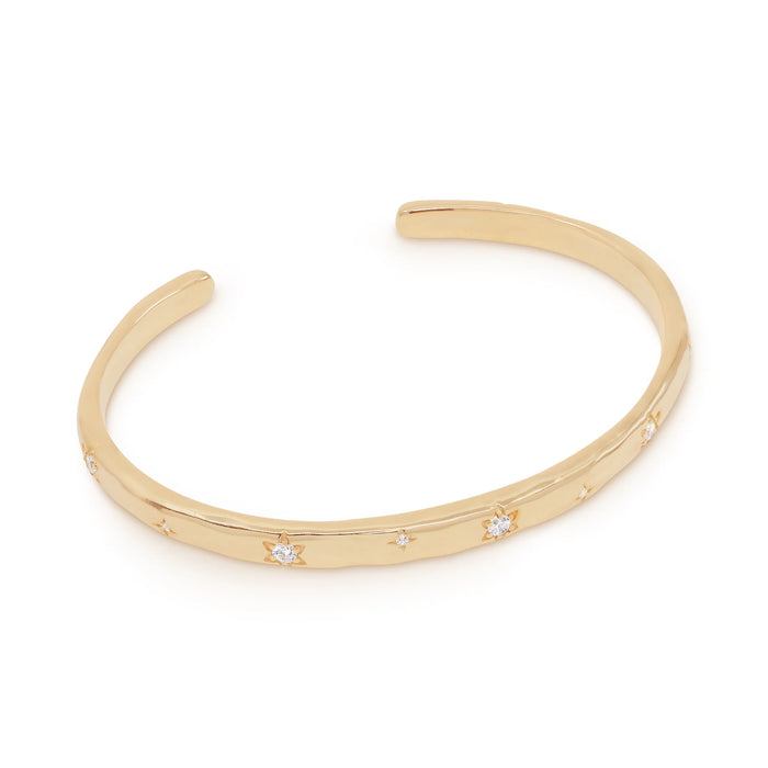 By Charlotte - Align Your Soul Cuff - 18K Gold Vermeil