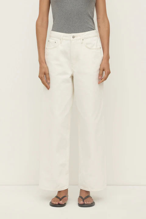 Assembly Label - Womens Boyfriend Jean - Vintage White