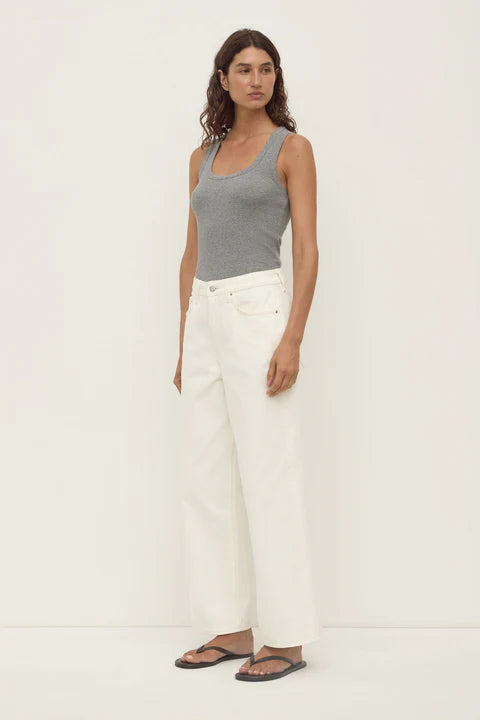 Assembly Label - Womens Boyfriend Jean - Vintage White