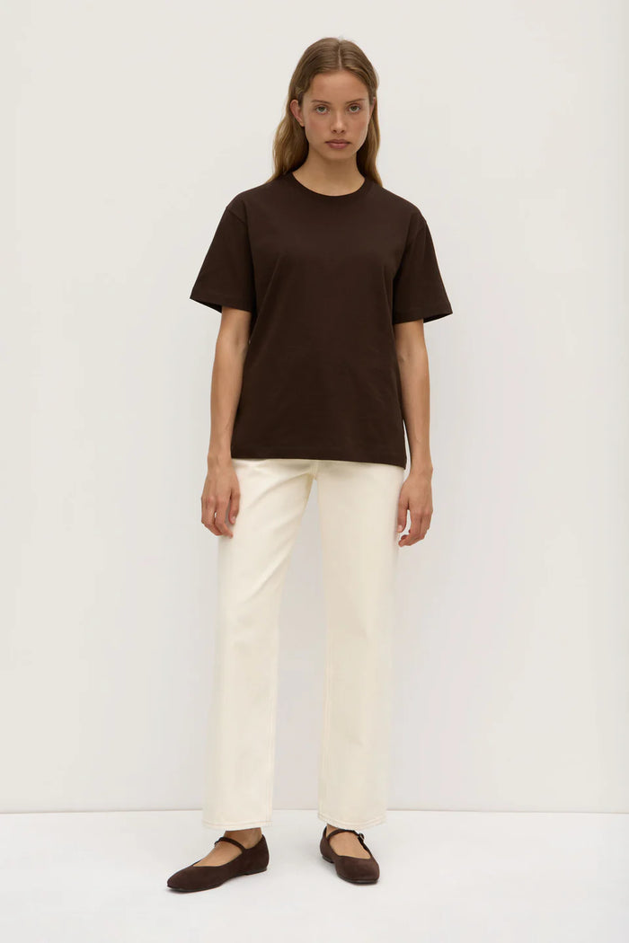 Assembly - Womens Organic Base Tee - Ganache