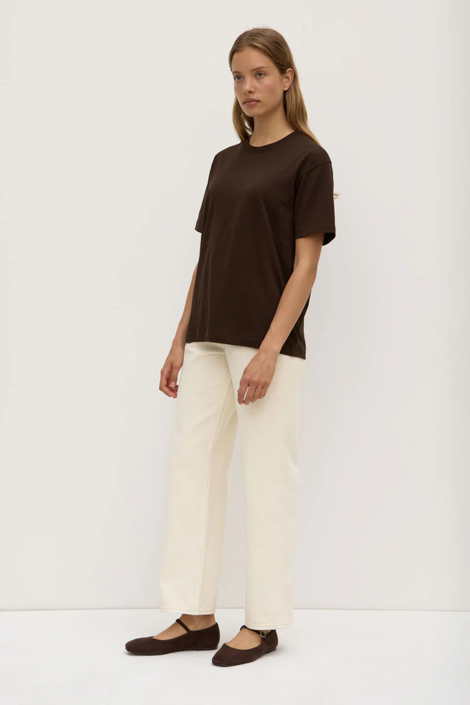 Assembly - Womens Organic Base Tee - Ganache