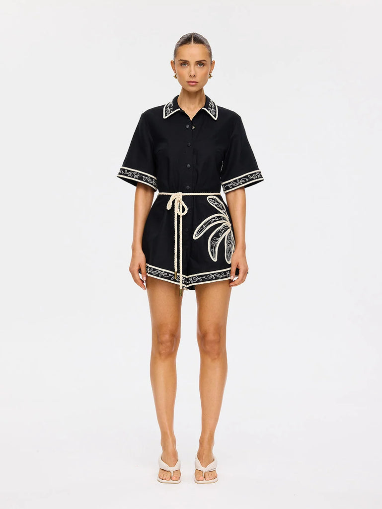 Kivari - Zaria Playsuit - Black