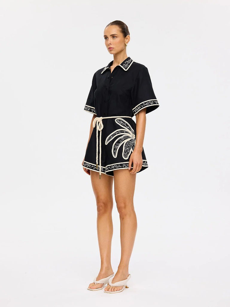 Kivari - Zaria Playsuit - Black