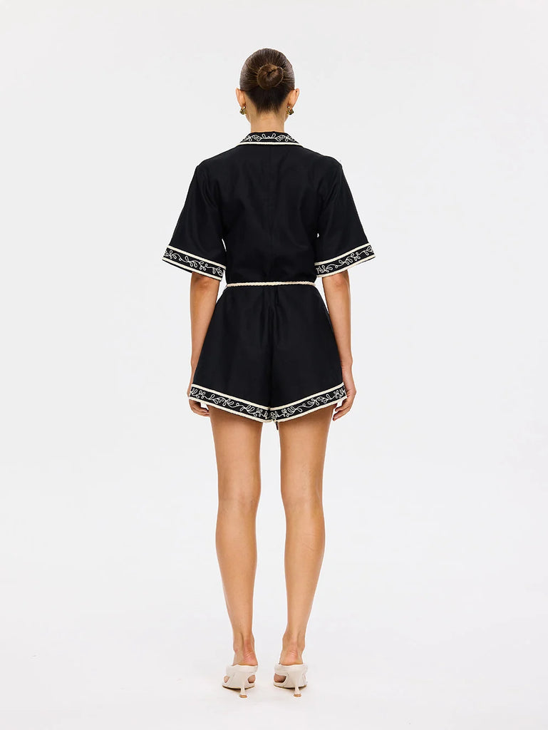 Kivari - Zaria Playsuit - Black