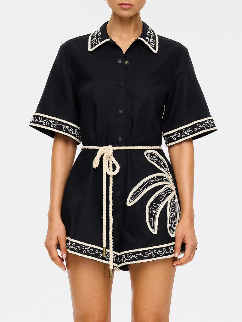 Kivari - Zaria Playsuit - Black