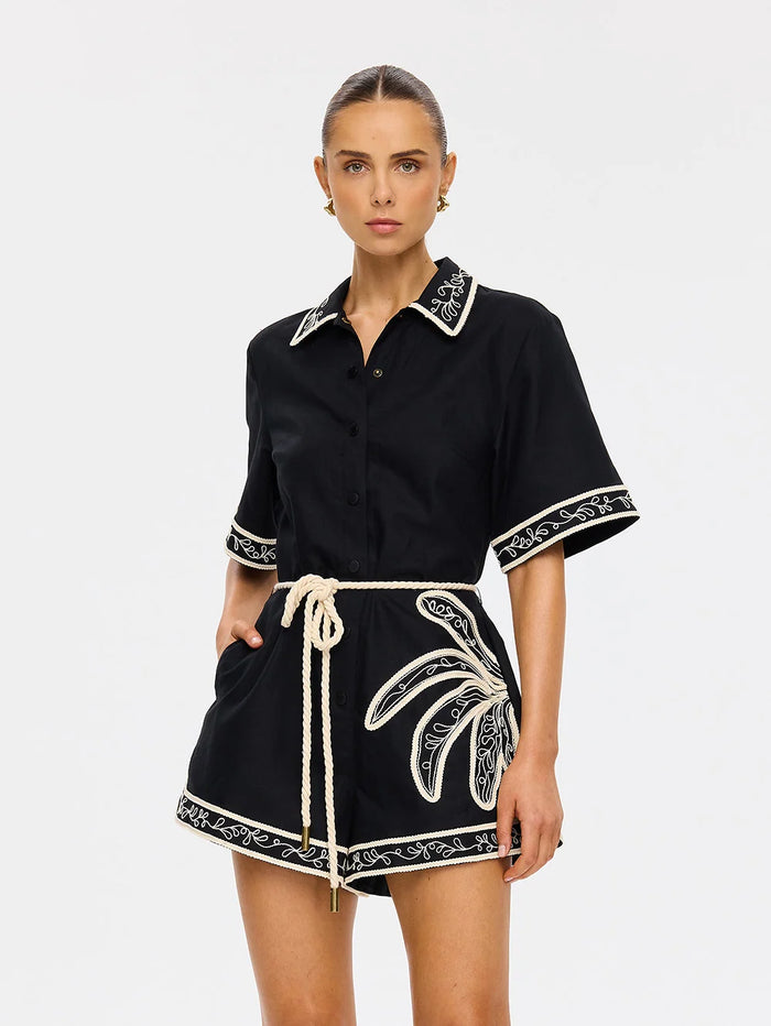 Kivari - Zaria Playsuit - Black