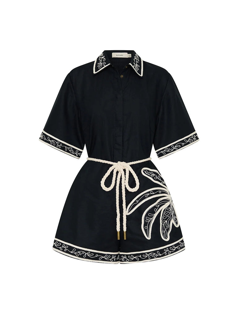 Kivari - Zaria Playsuit - Black