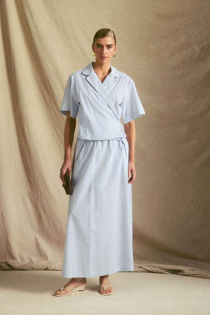 Viktoria & Woods- Zion Shirt- Maiden Stripe