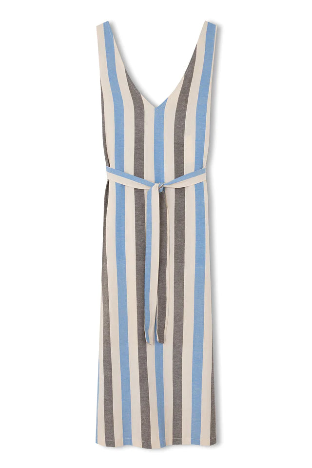 Zulu & Zephyr - Sky Stripe Organic Cotton Blend Dress