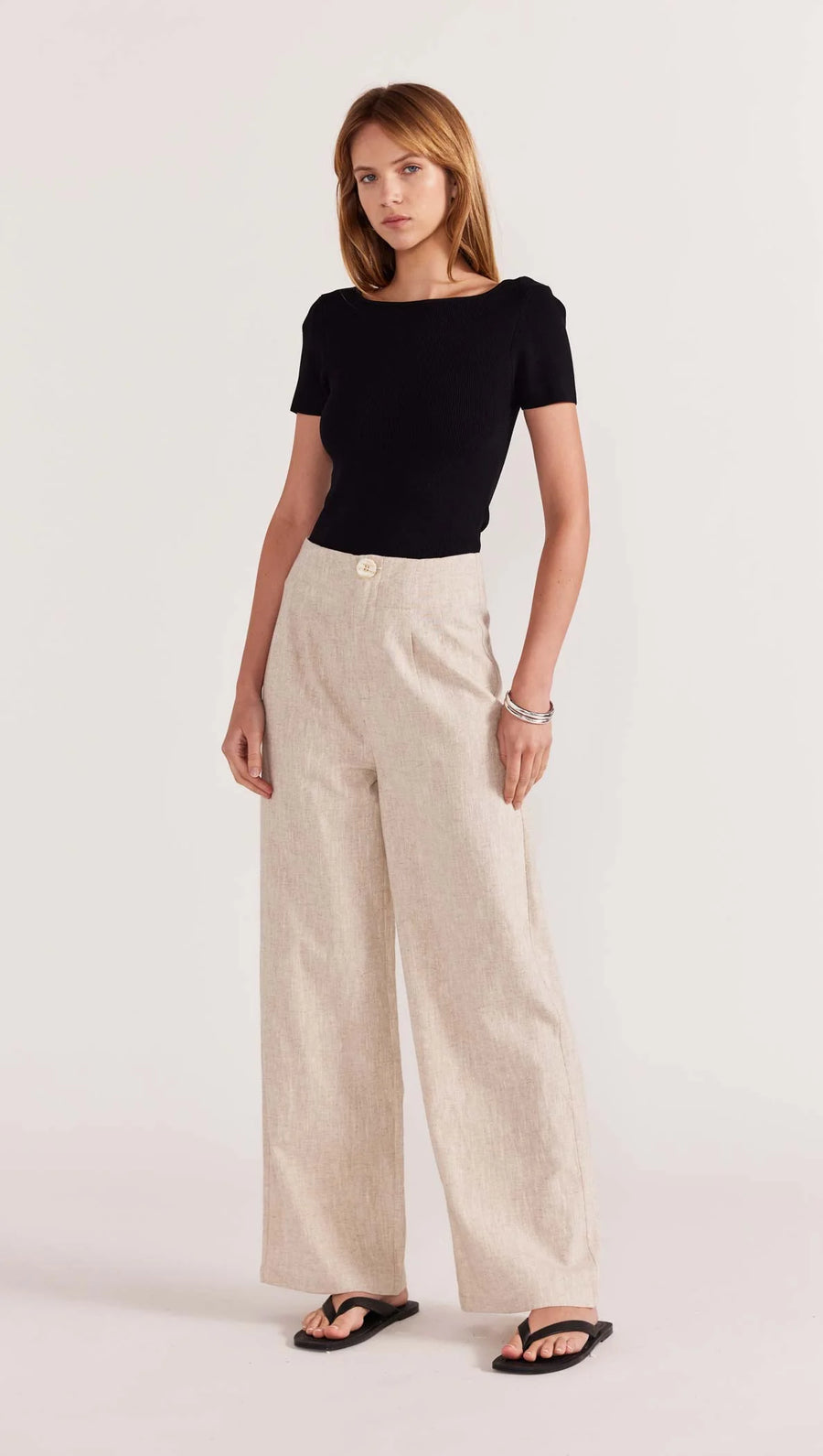 Staple - Avery Pants - Natural Marle