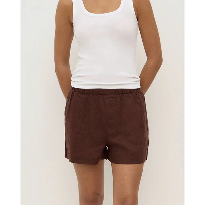 Assembly - Everyday Linen Short Espresso