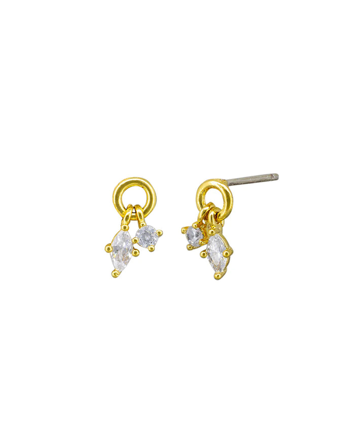 Jolie & Deen - Avery Studs - Gold