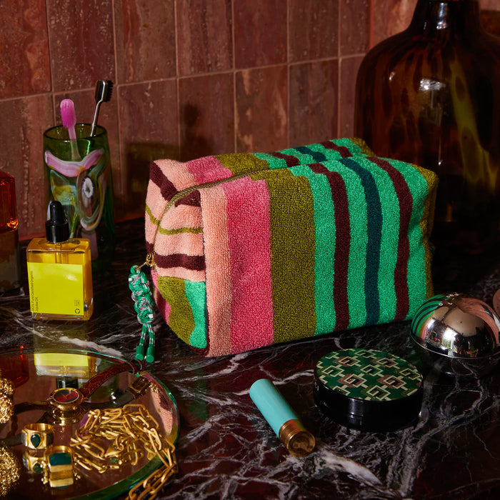 Sage x Clare - Nicolette Terry Pouch - Juniper Large