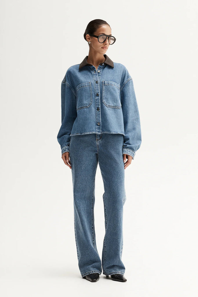 Elka - Benji Denim Shirt - Trinity Blue