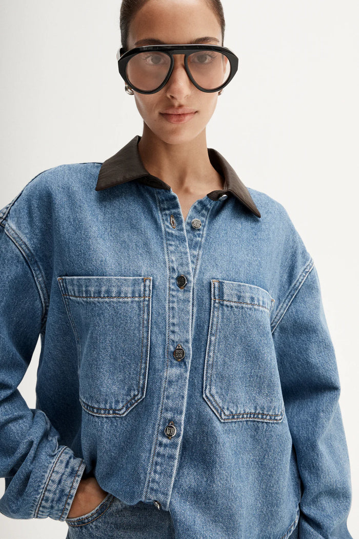 Elka - Benji Denim Shirt - Trinity Blue