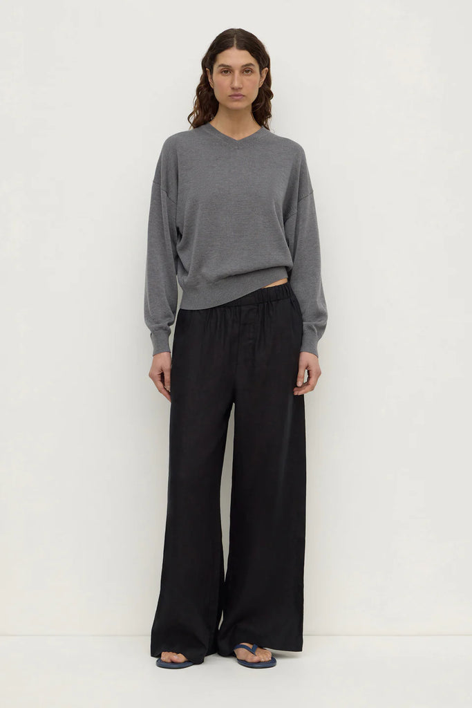 Assembly - Everyday Linen Pant - Black