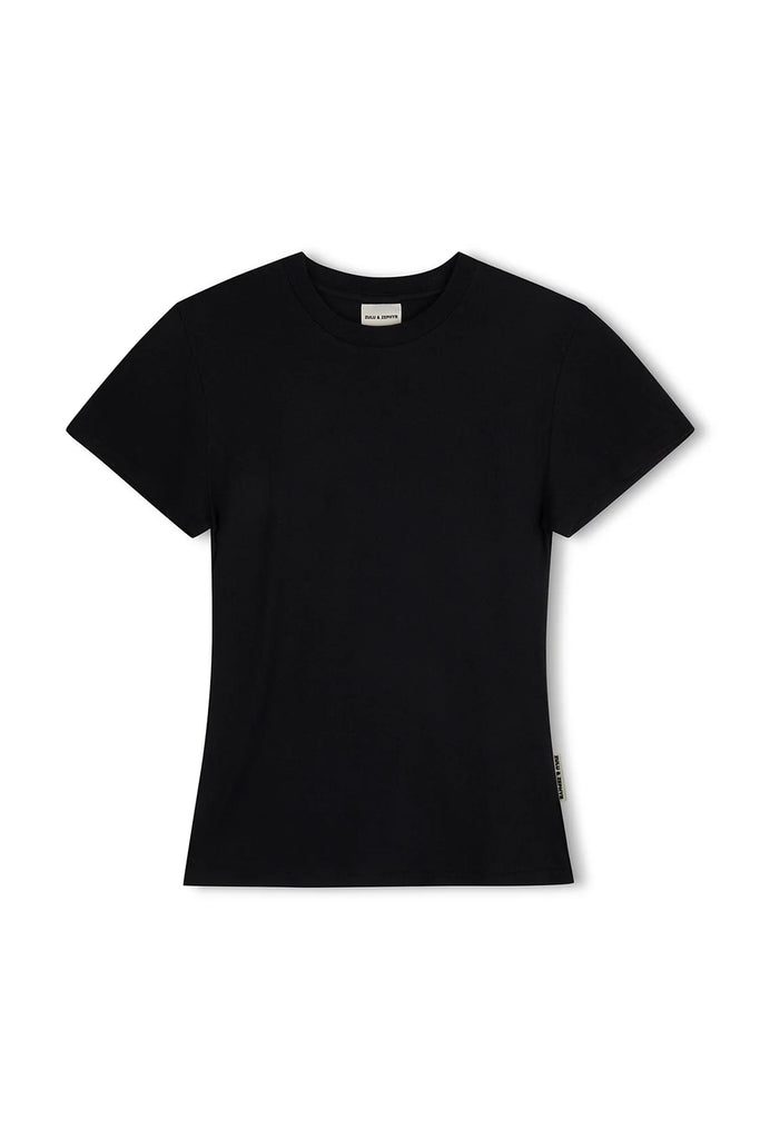 Zulu & Zephyr - Rib Hemp Jersey T-Shirt - Black