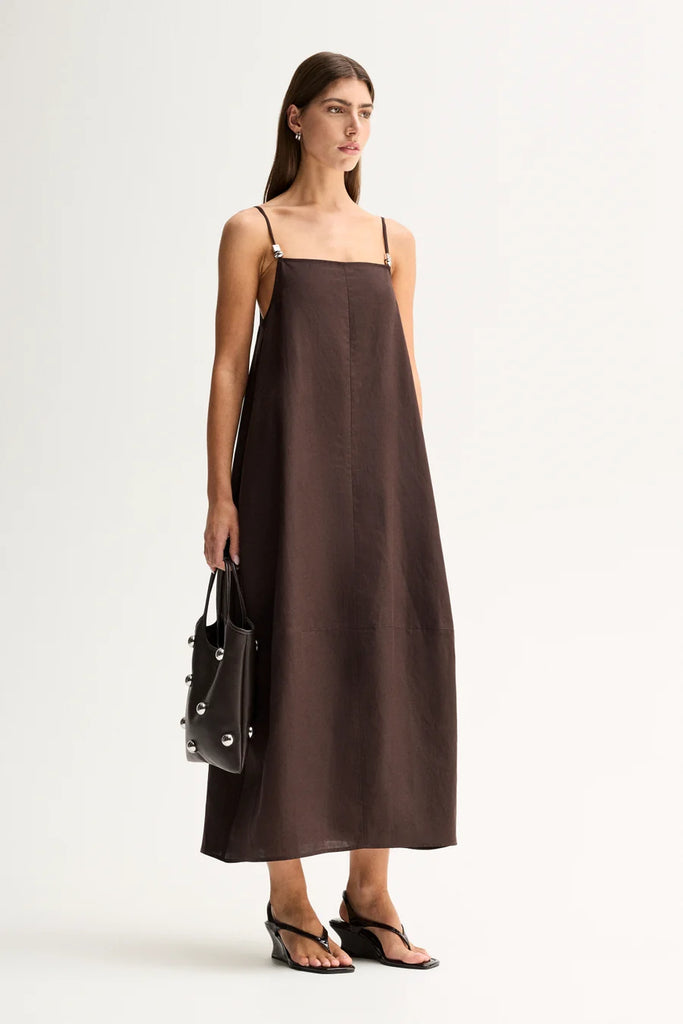 Elka - Carlo Maxi Dress - Chocolate