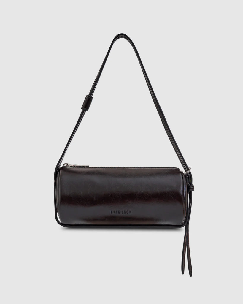 Brie Leon - Brooke Mini Barrel Bag - Chocolate