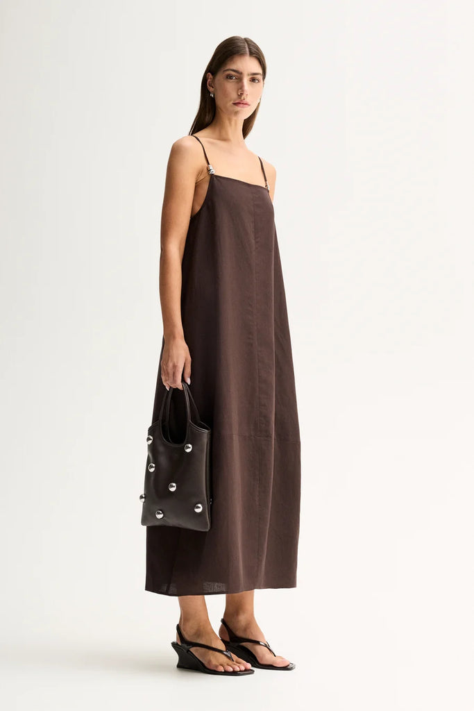 Elka - Carlo Maxi Dress - Chocolate