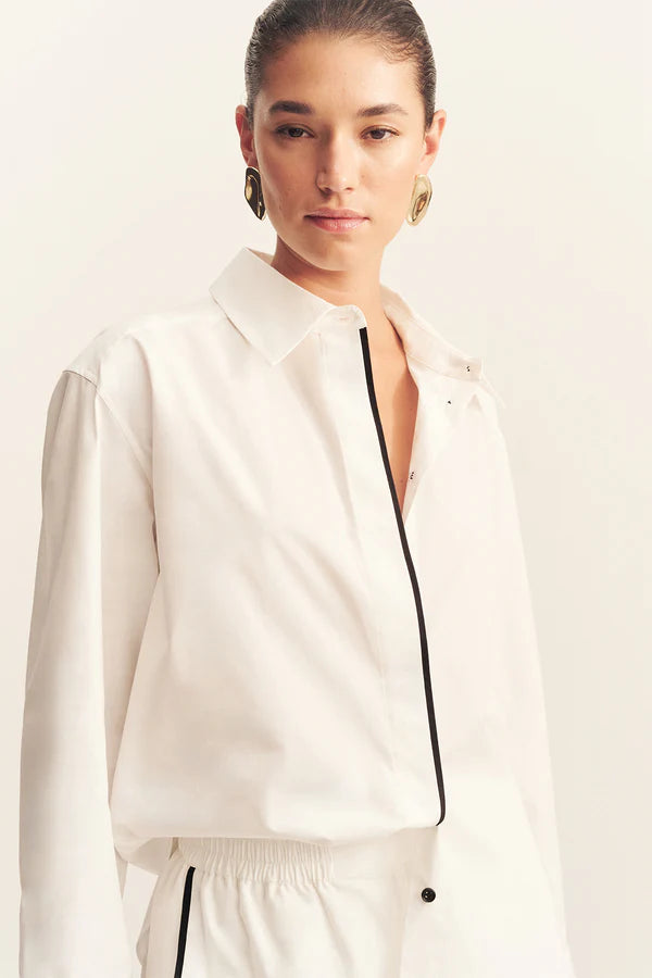 Shona Joy - Morton Contrast Shirt