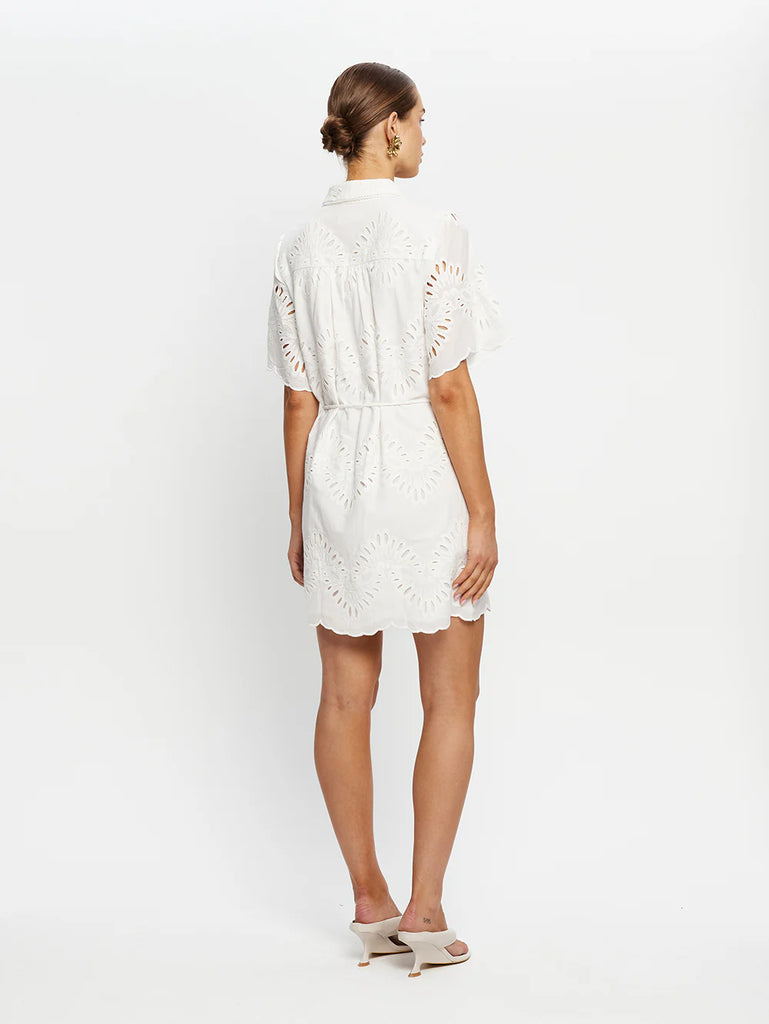 Kivari - Danielle Mini Shirt Dress - Ivory
